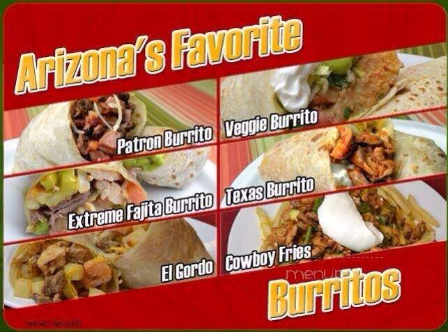 Filiberto's Mexican Food - Flagstaff, AZ menu_pic