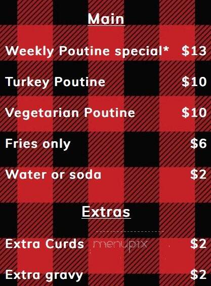 Pete's Poutine - Bellingham, WA menu_pic
