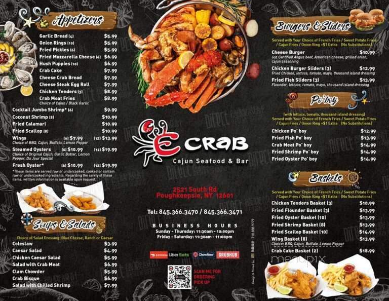 E Crab Cajun Seafood & Bar - Poughkeepsie, NY