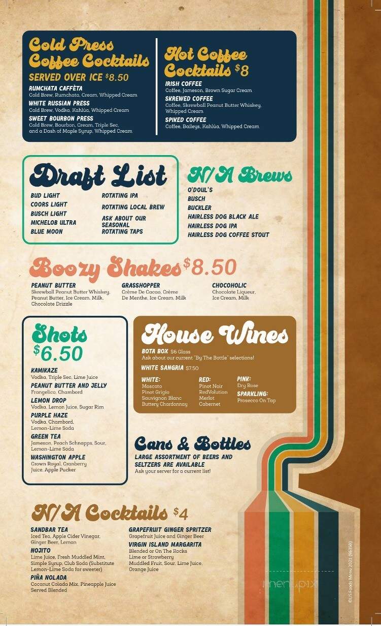 The Paddle Trap - Mandan, ND menu_pic