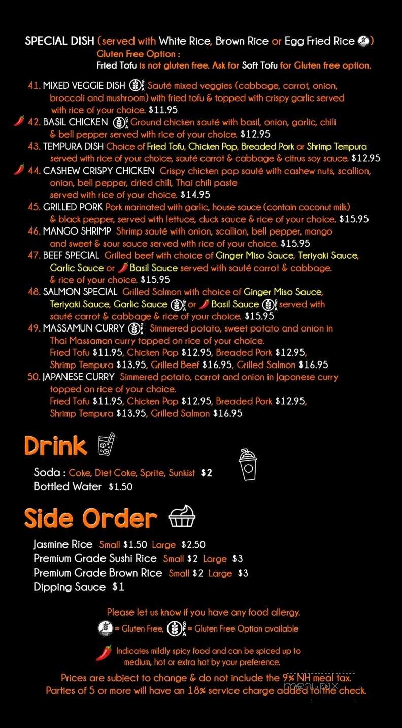 Peek A Bowl - Plymouth, NH menu_pic