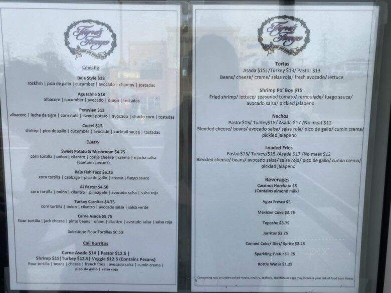 Tigres Fuego - Redondo Beach, CA menu_pic