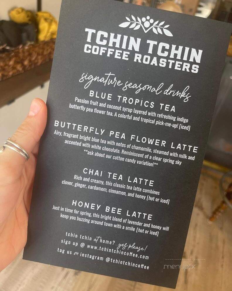 Tchin Tchin Coffee Roasters - Buford, GA menu_pic