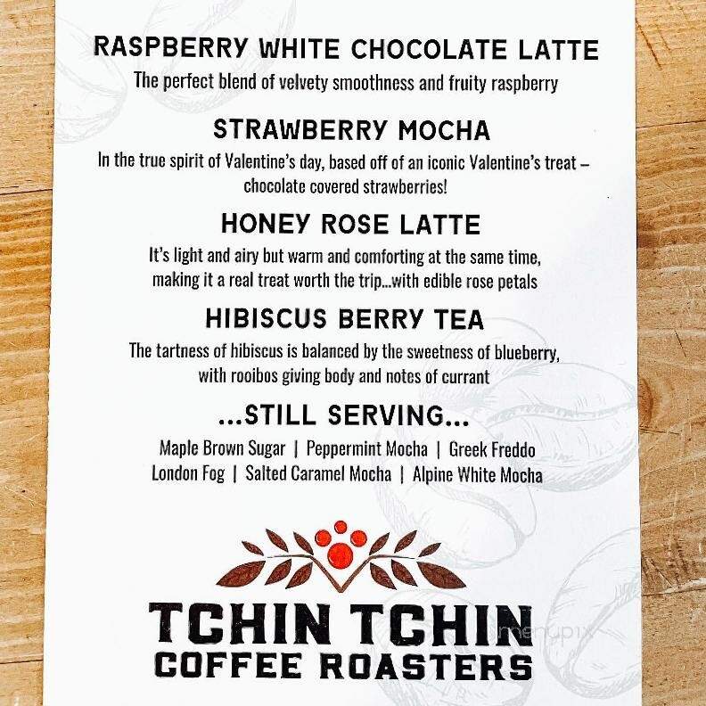 Tchin Tchin Coffee Roasters - Buford, GA menu_pic