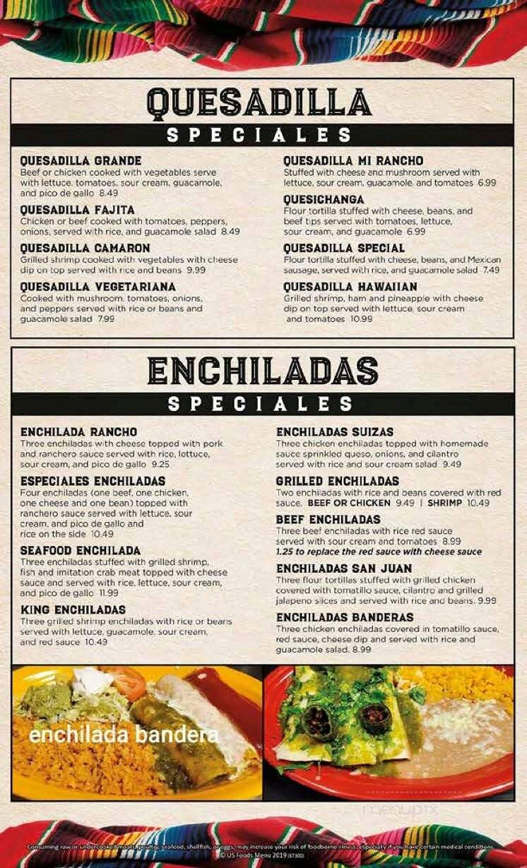 El Rey Papis - King City, MO menu_pic