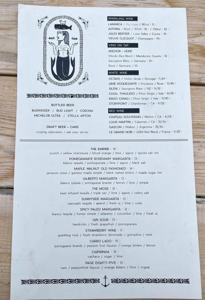 Waterdog Kitchen + Bar - Warren, RI menu_pic