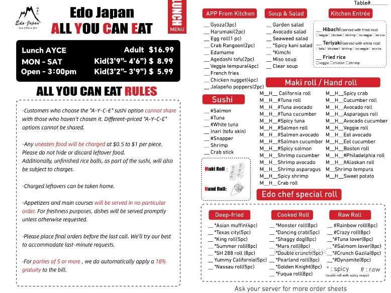 Edo Japan - Pearland, TX