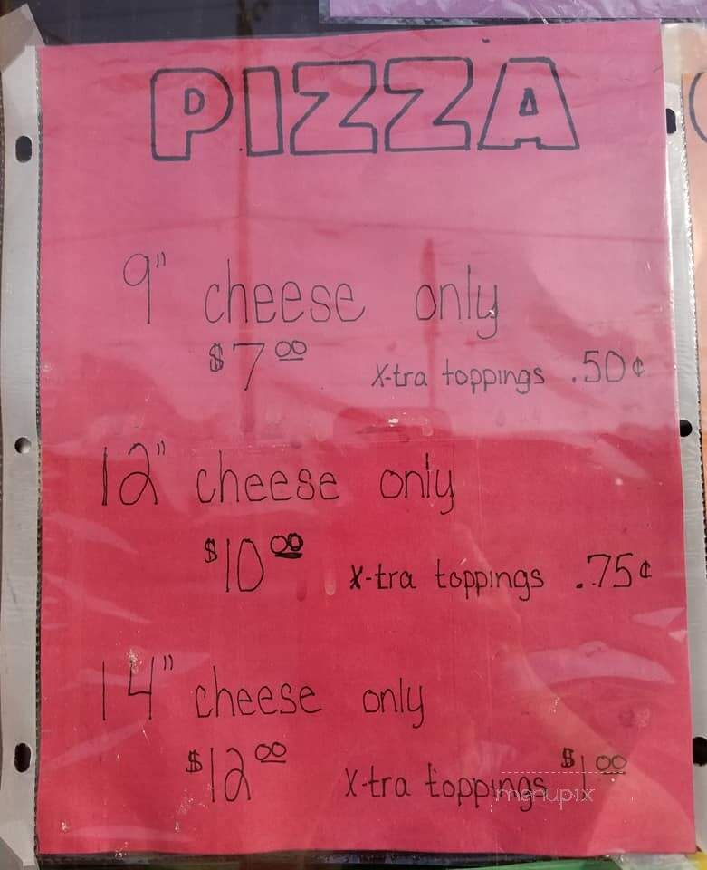 The Gettin' Place - Lakeview, OH menu_pic