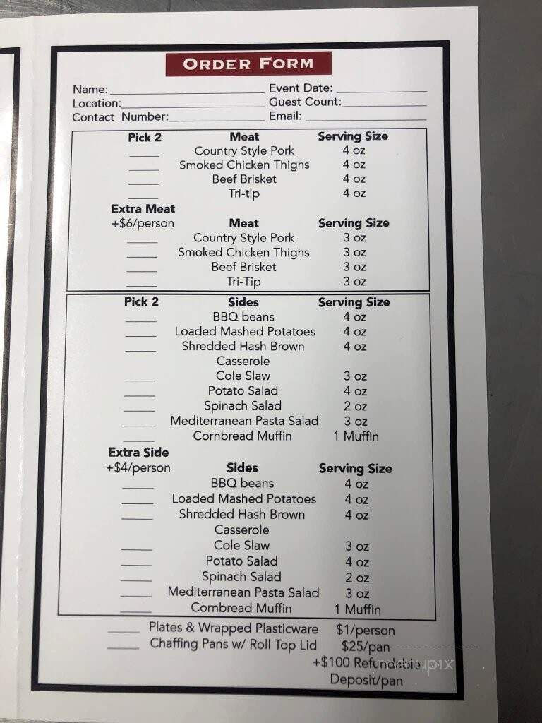 Smulligan's Pizza & BBQ - Moses Lake, WA menu_pic