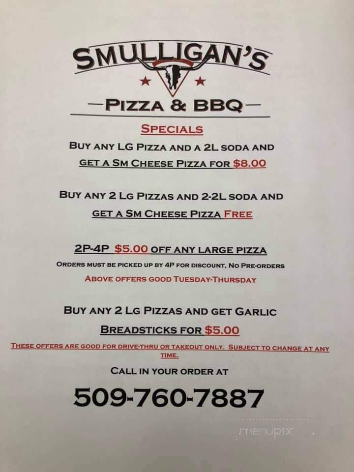 Smulligan's Pizza & BBQ - Moses Lake, WA