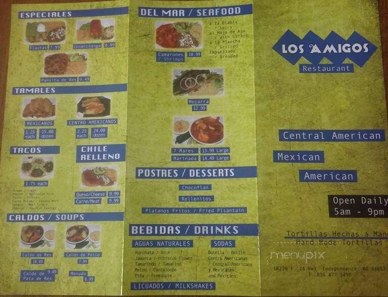 Los Amigos - Independence, MO menu_pic