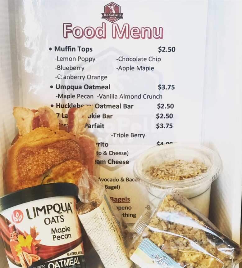 Kokopelli Coffee - Post Falls, ID menu_pic