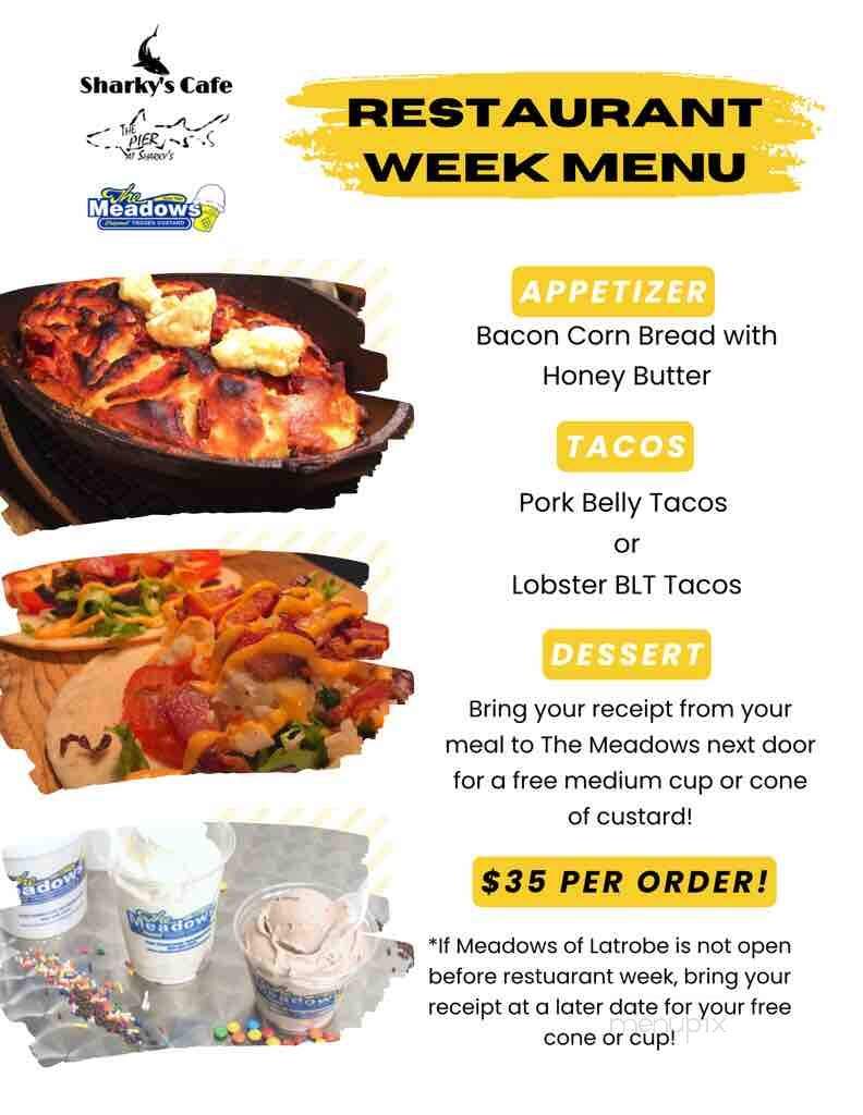 The Pier at Sharky's - Latrobe, PA menu_pic