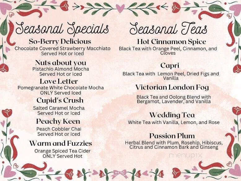Main Street Coffee House - Independence, MO menu_pic