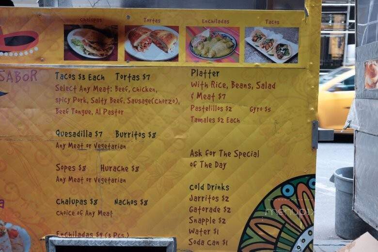 El Rey del Sabor - New York, NY menu_pic