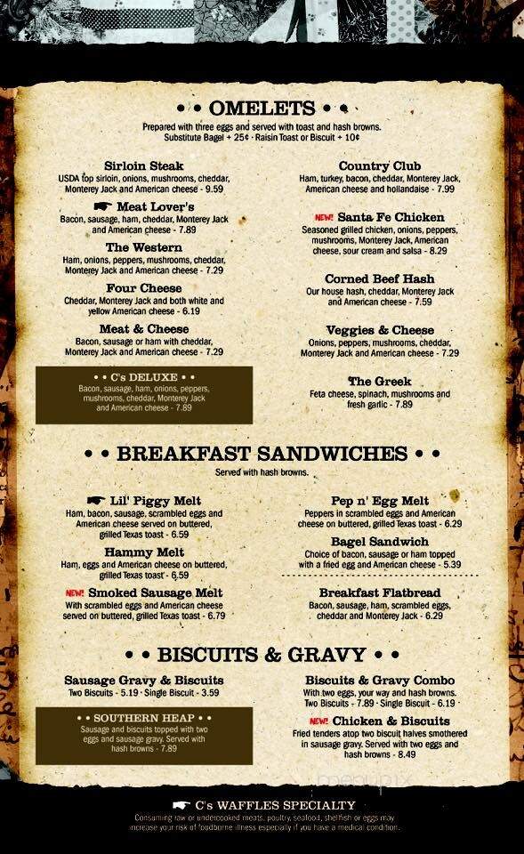 C's Waffles - New Smyrna Beach, FL menu_pic