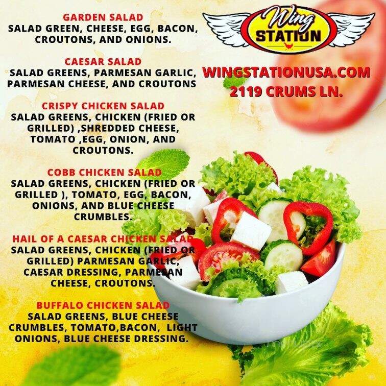 Wing Station - Louisville, KY menu_pic