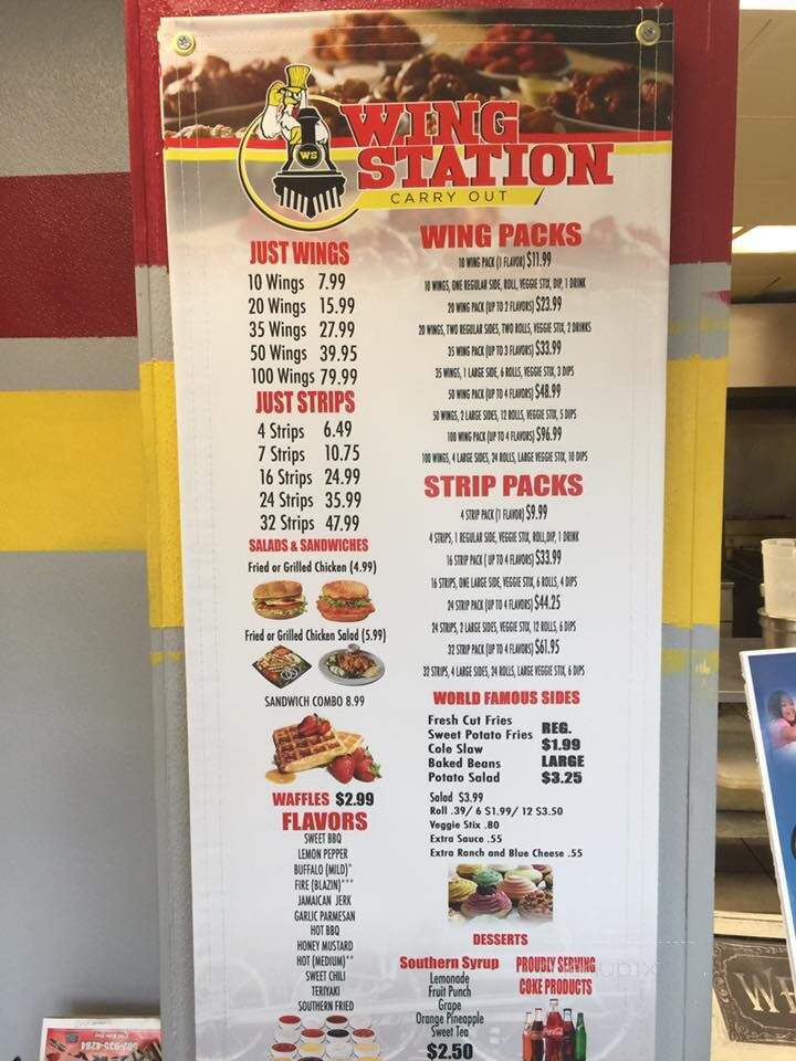 Wing Station - Louisville, KY menu_pic