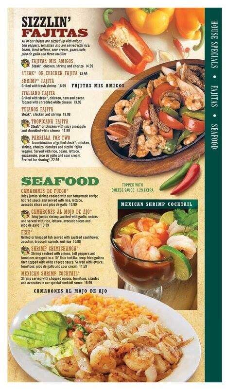 3 Amigos Mexican Grill - Kokomo, IN menu_pic