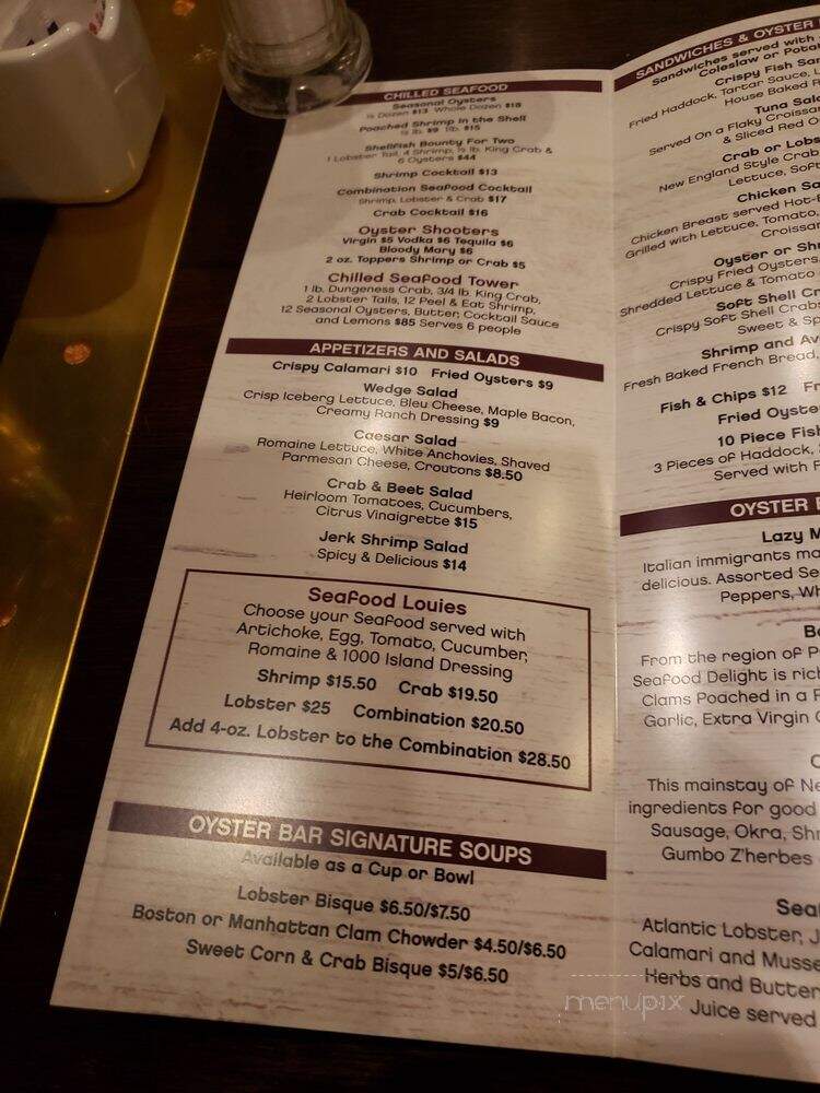 John's Oyster Bar - Sparks, NV menu_pic