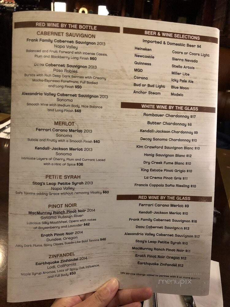 John's Oyster Bar - Sparks, NV menu_pic