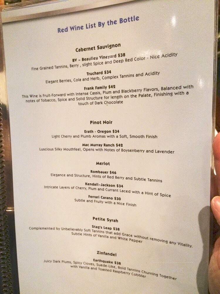 John's Oyster Bar - Sparks, NV menu_pic