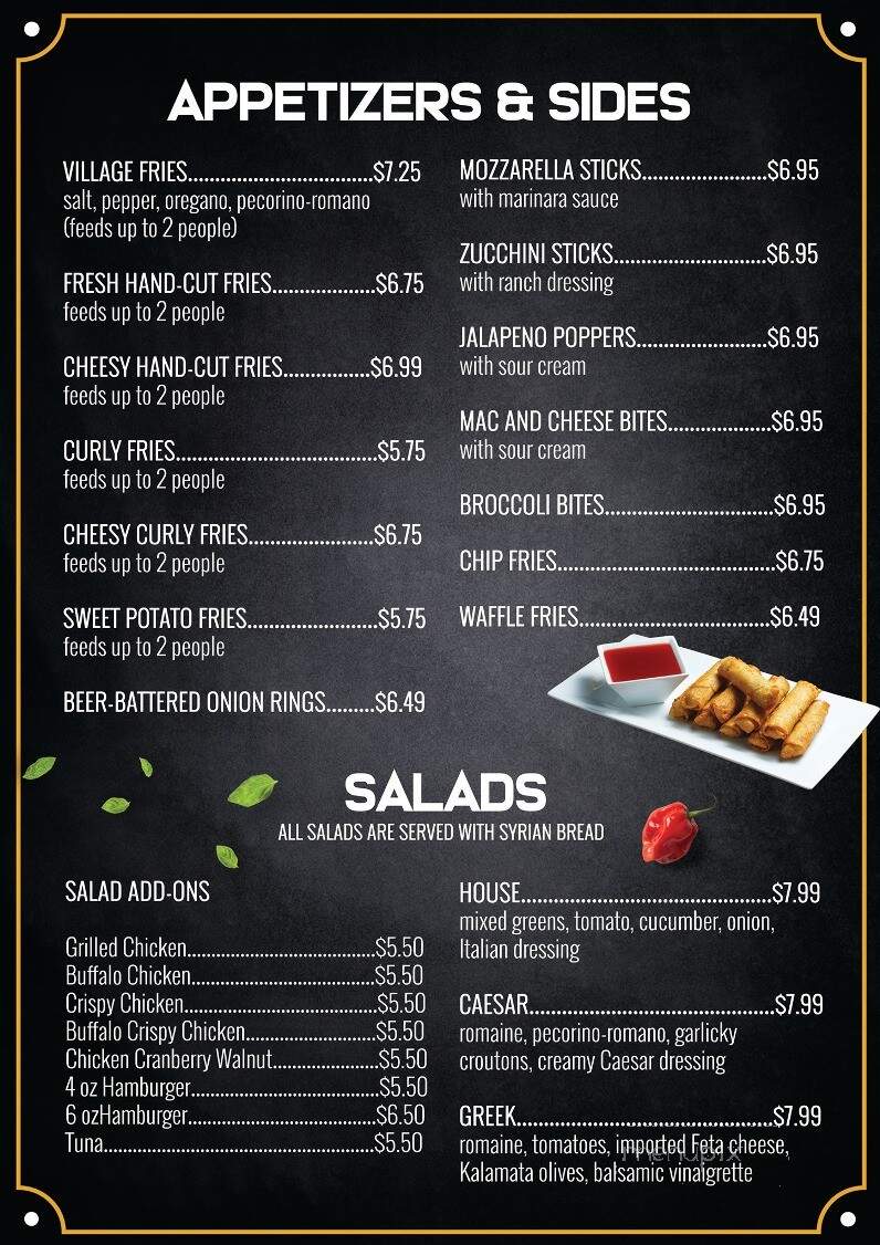 The Burger Grill - Uxbridge, MA menu_pic