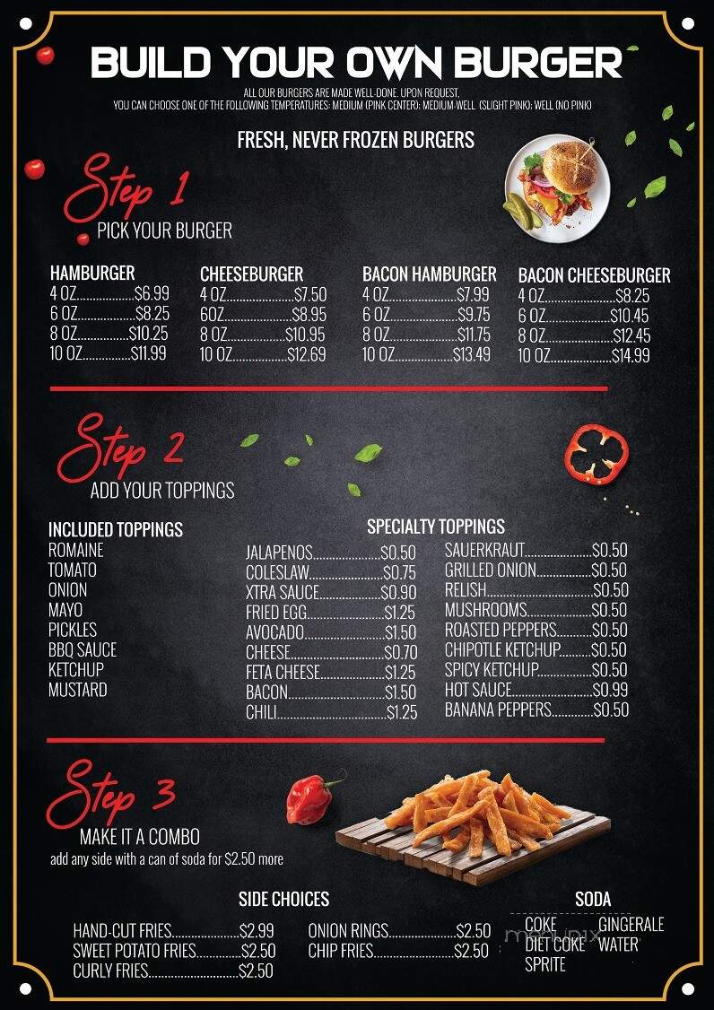 The Burger Grill - Uxbridge, MA menu_pic
