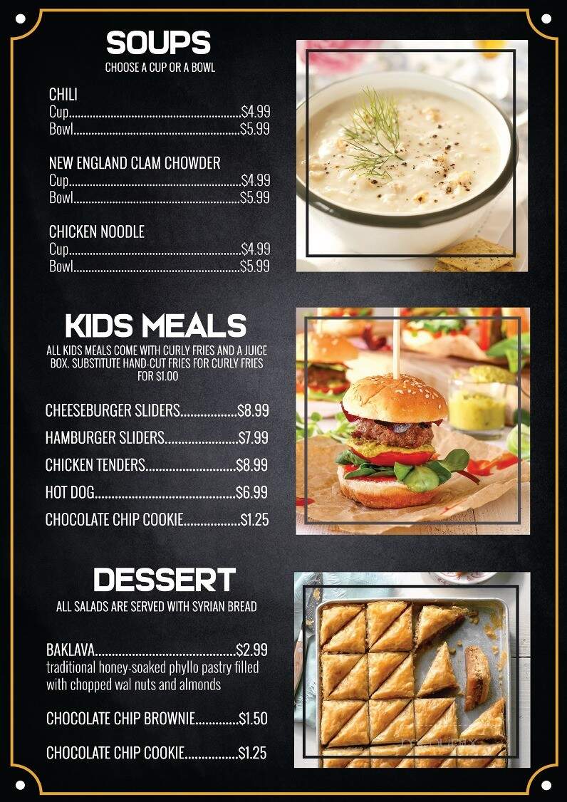 The Burger Grill - Uxbridge, MA menu_pic