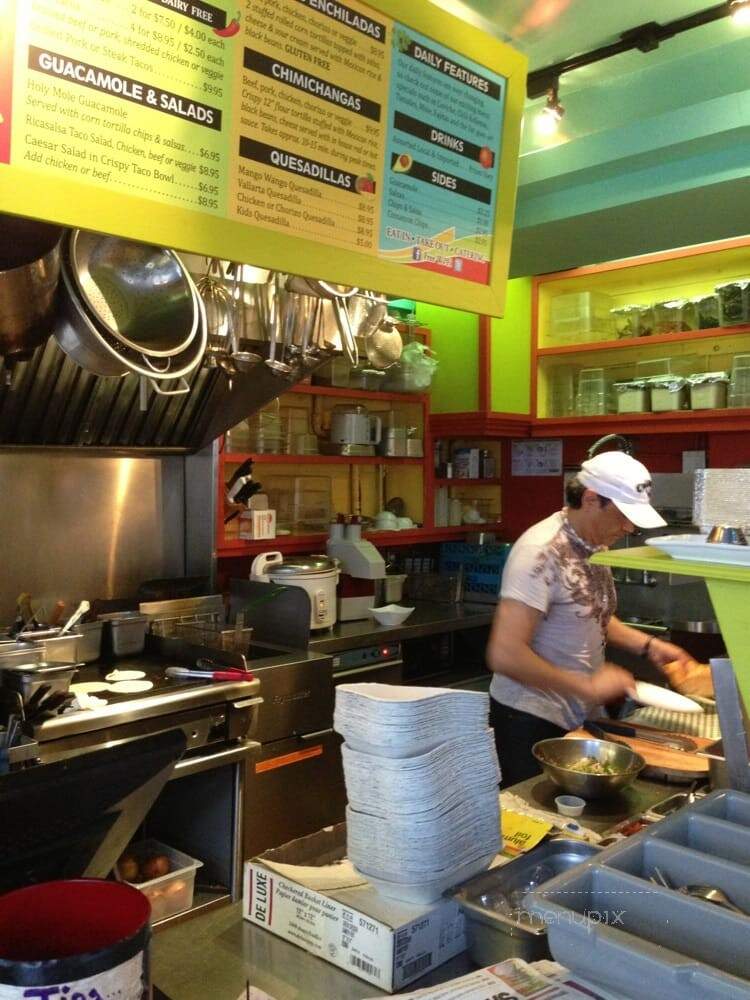 Rica Salsa - Victoria, BC menu_pic