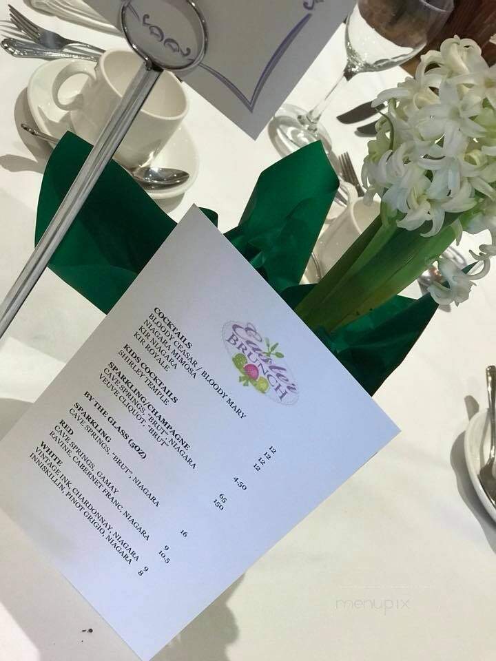 Tiara Dining Room, Queen's Landing - Niagara-On-The-Lake, ON menu_pic