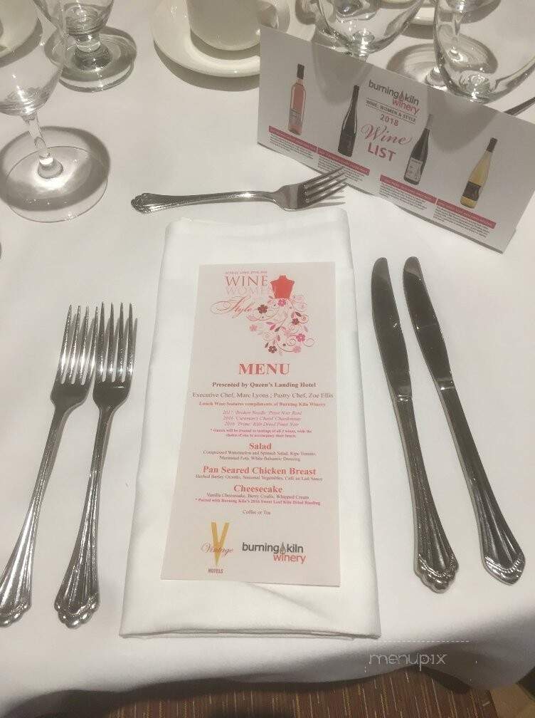 Tiara Dining Room, Queen's Landing - Niagara-On-The-Lake, ON menu_pic