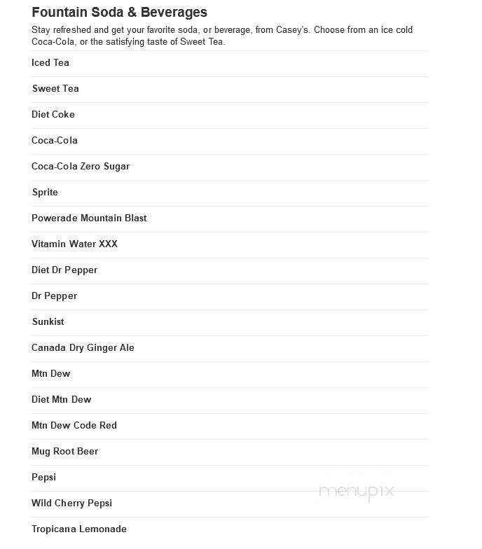Caseys Carry Out Pizza - Mitchell, SD menu_pic