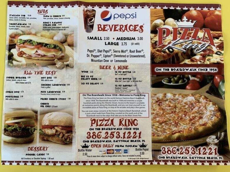 Pizza King - Daytona Beach, FL menu_pic