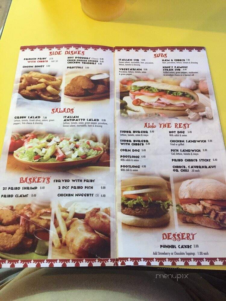 Pizza King - Daytona Beach, FL menu_pic