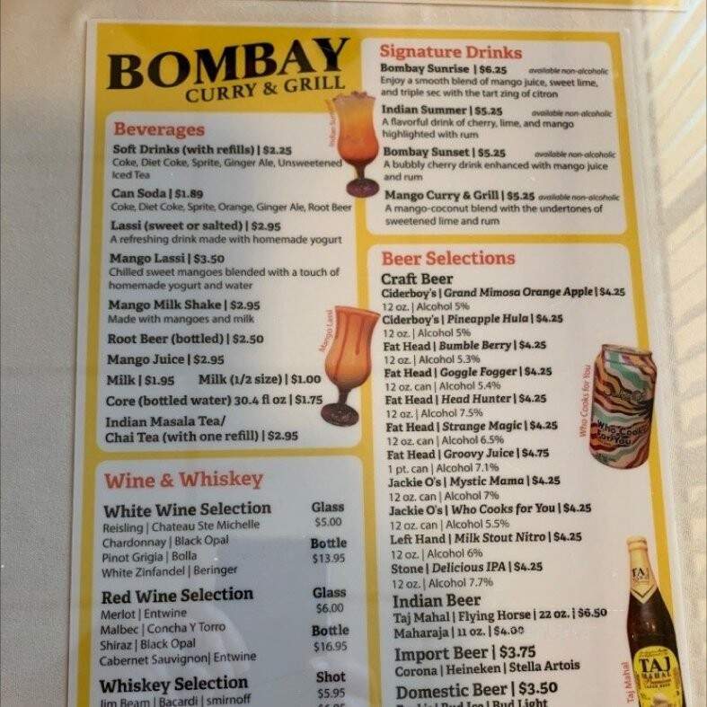 Bombay Curry Grill - Niles, OH
