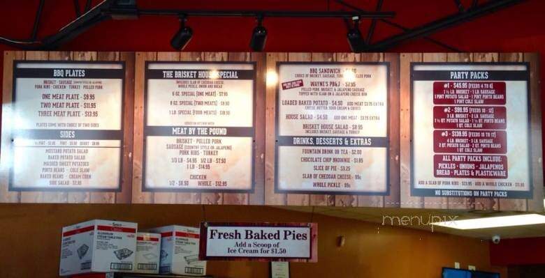 The Brisket House - Deer Park, TX menu_pic