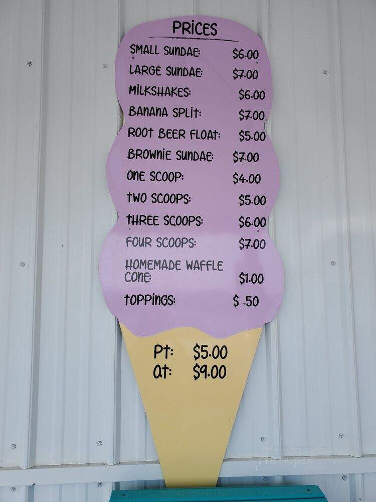 Vanderwende's - Bridgeville, DE menu_pic