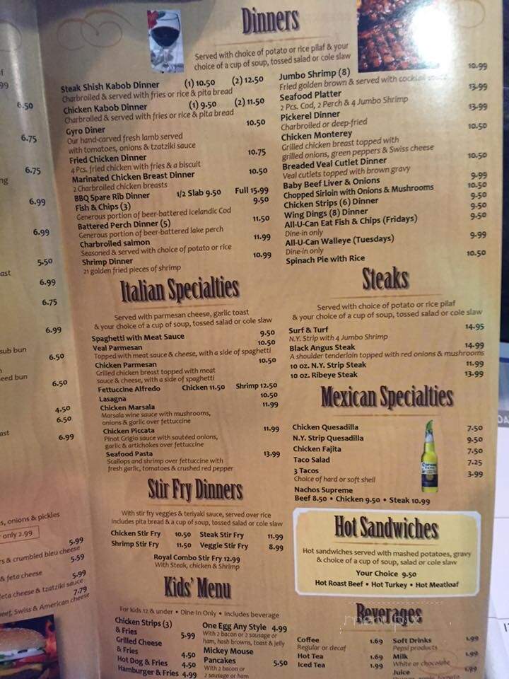 Algonac Coney Island - Algonac, MI menu_pic
