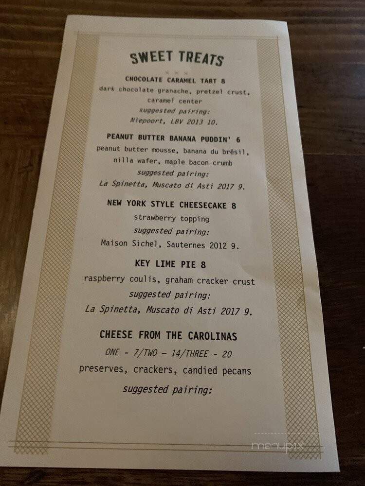 Bacon Bros Public House - Greenville, SC menu_pic