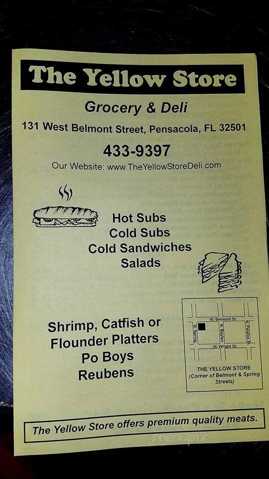 Yellow Store Deli - Pensacola, FL menu_pic