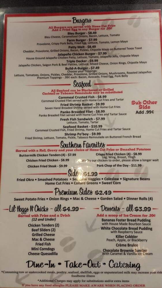 Hoggs-N-Chicks - Missouri City, TX menu_pic