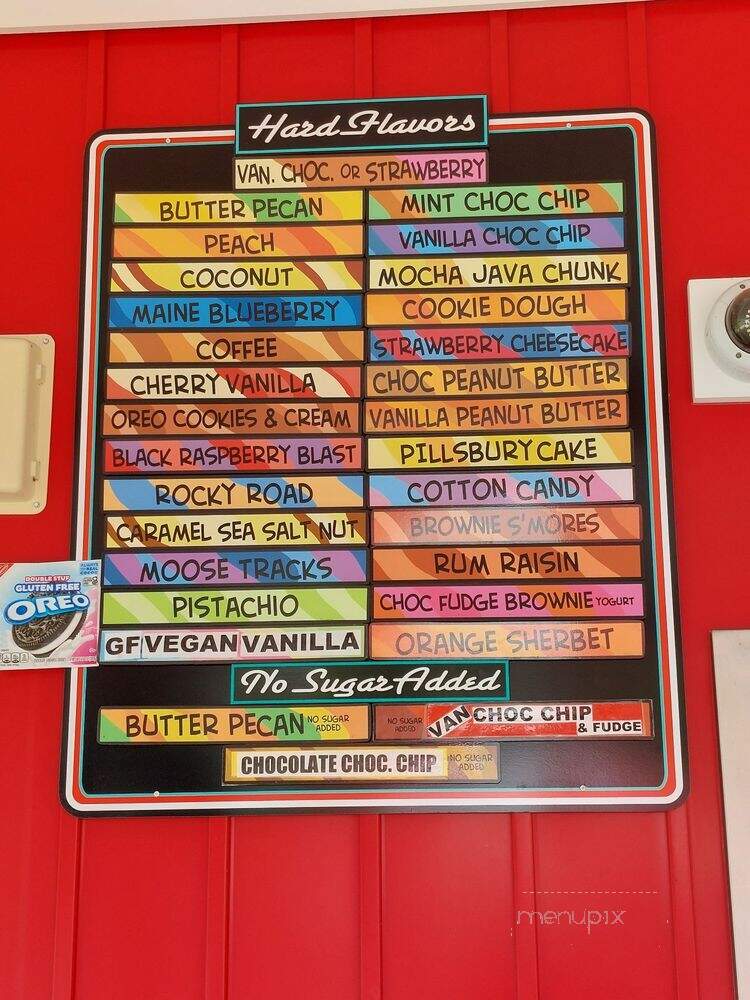 Tk's Ice Cream - Upper Freehold, NJ menu_pic