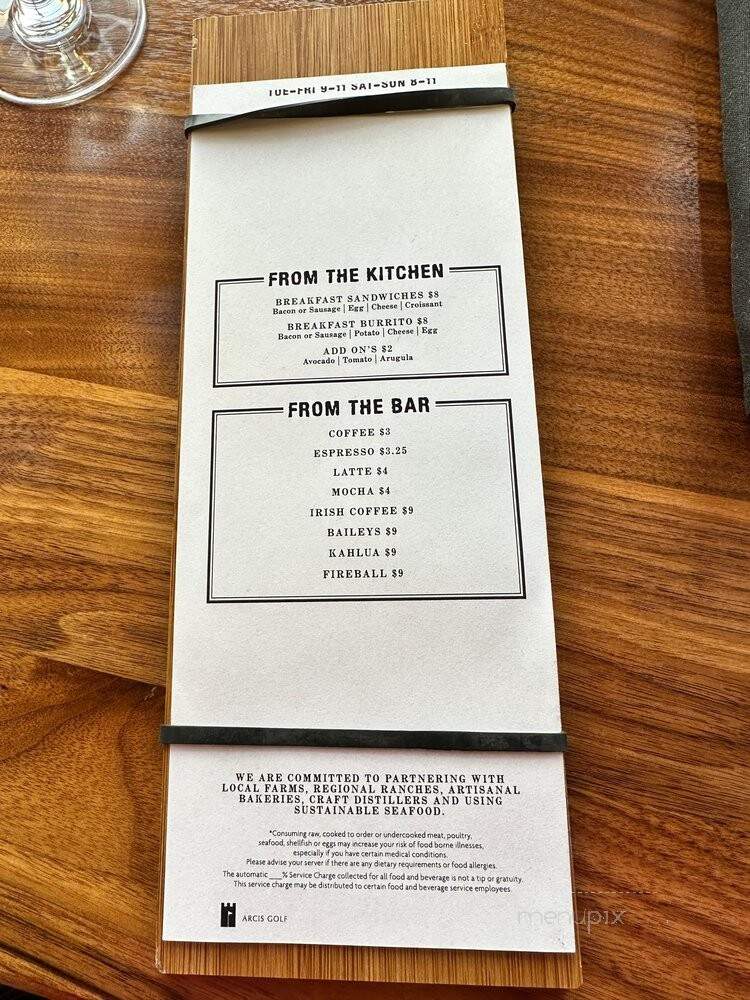 Tpc Snoqualmie Ridge Golf Club - Snoqualmie, WA menu_pic