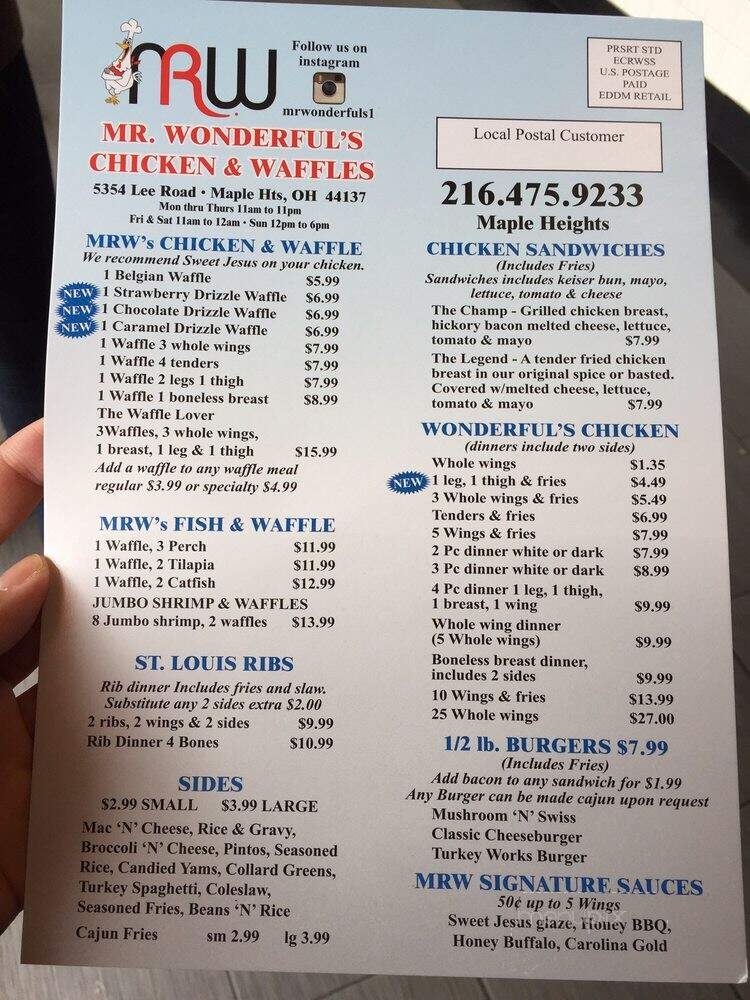 Mr. Wonderful's Chicken & Waffles - Maple Heights, OH
