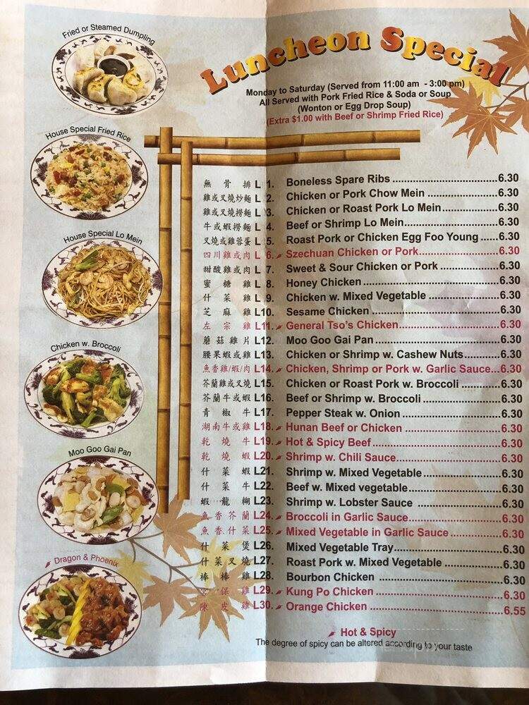 Wok n Roll - Mount Dora, FL menu_pic