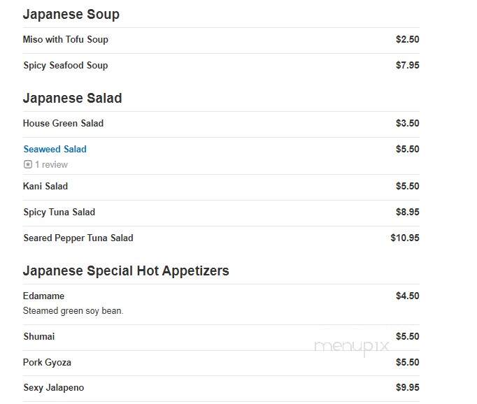 Jin Jin Super King Buffet - Panama City Beach, FL menu_pic