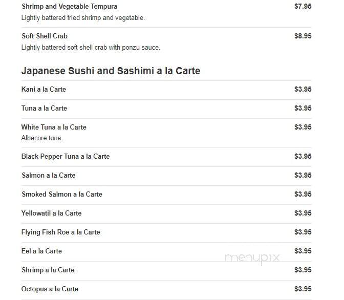 Jin Jin Super King Buffet - Panama City Beach, FL menu_pic