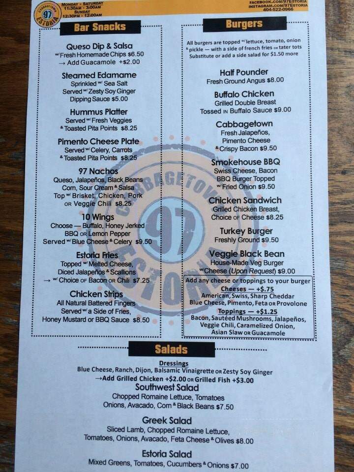 97 Estoria - Atlanta, GA menu_pic