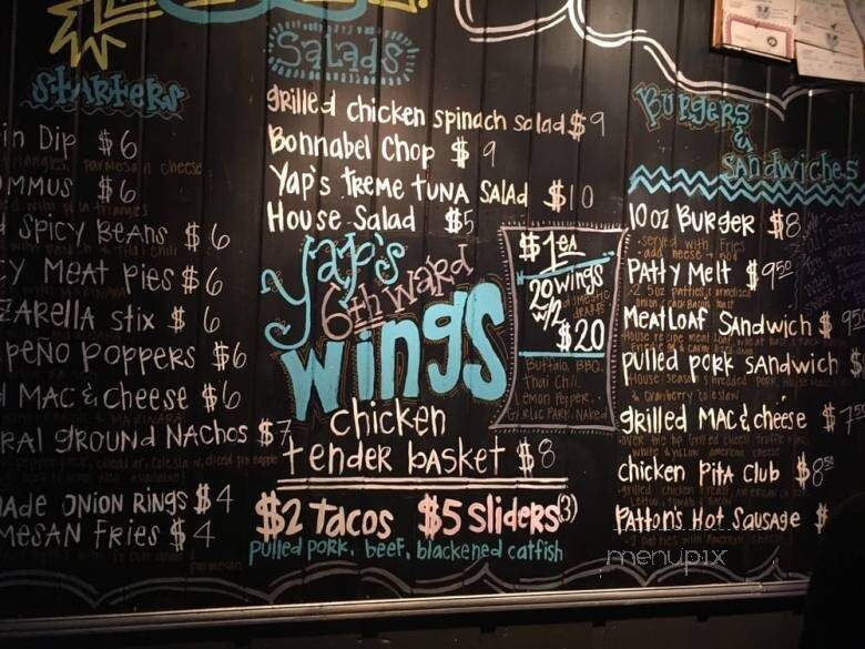 Jiggers Bar and Grill - Metairie, LA menu_pic